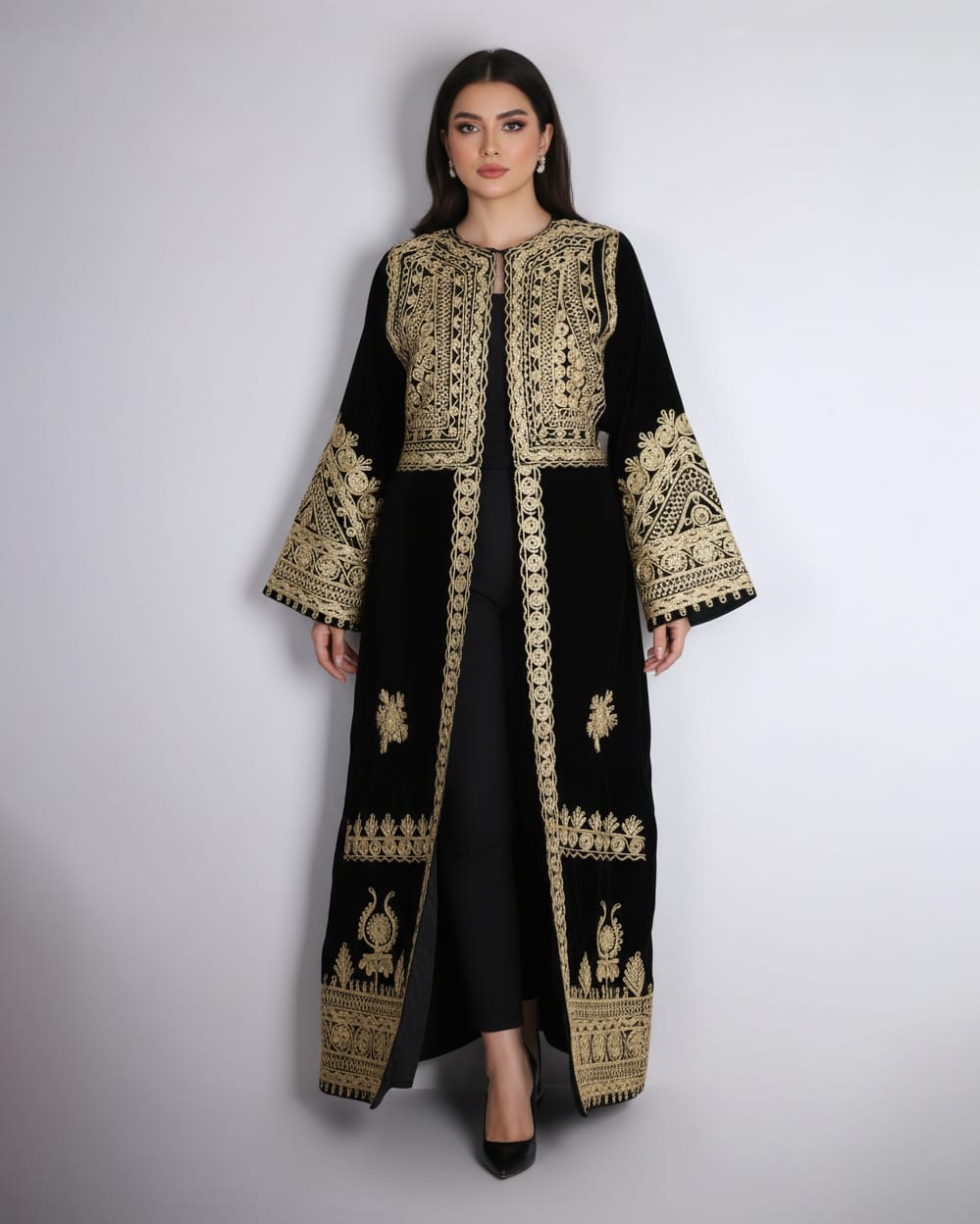 Long Coat Charma Dozi Chapan with Hat 6