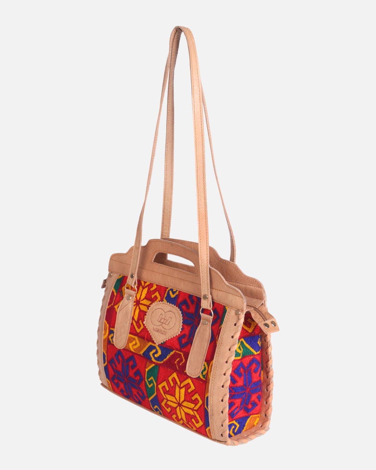 Bag, Wallet & Shoes Set – Traditional Handwoven Design 4
