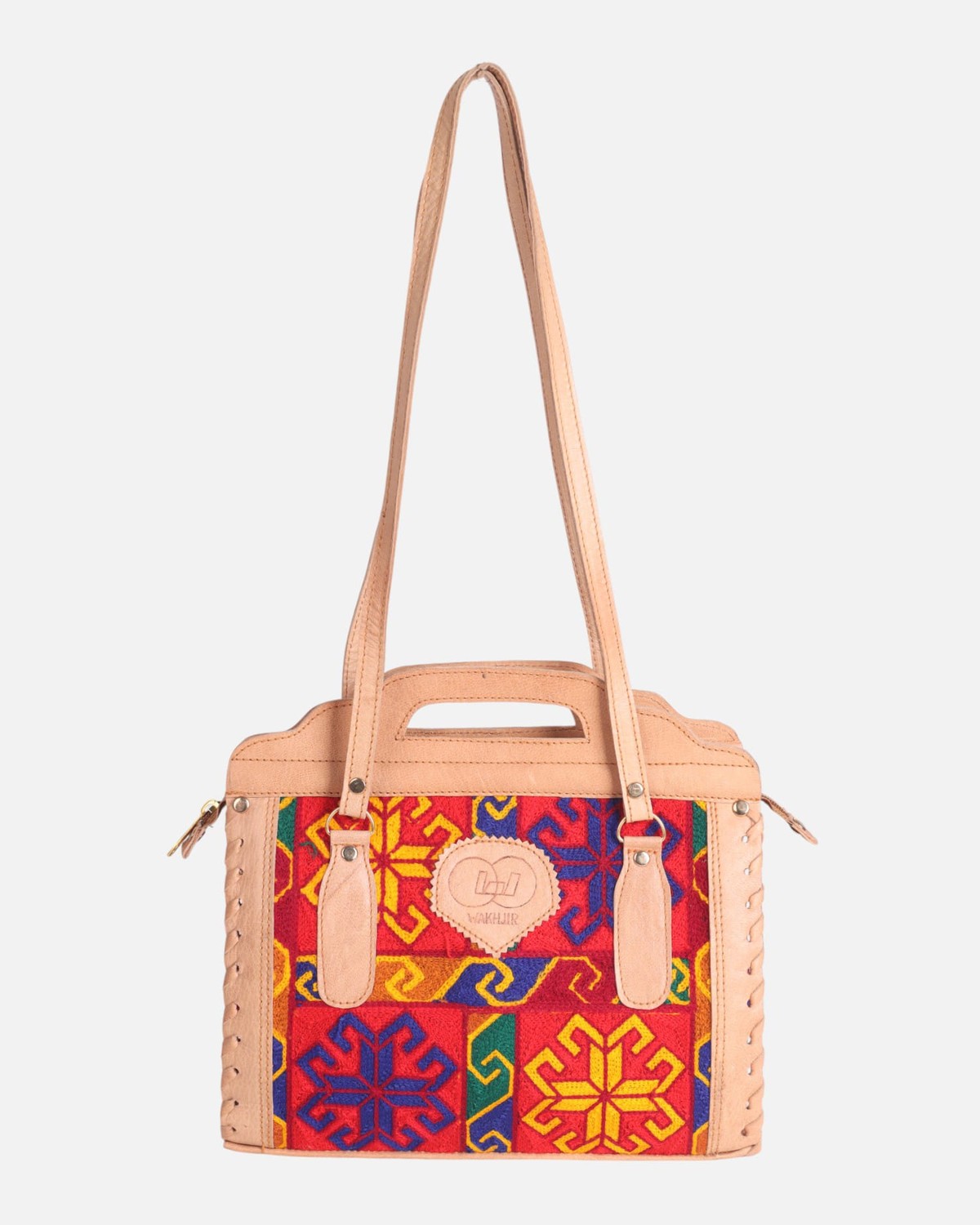 Bag, Wallet & Shoes Set – Traditional Handwoven Design 3