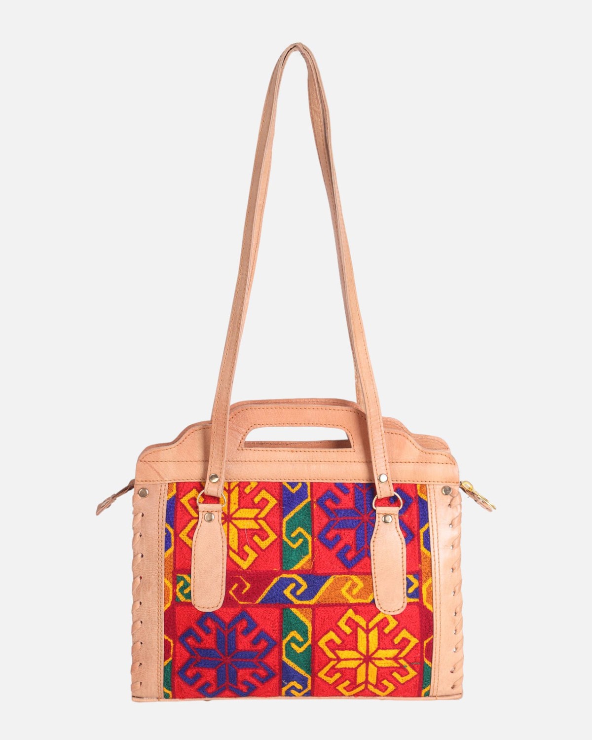 Bag, Wallet & Shoes Set – Traditional Handwoven Design 8
