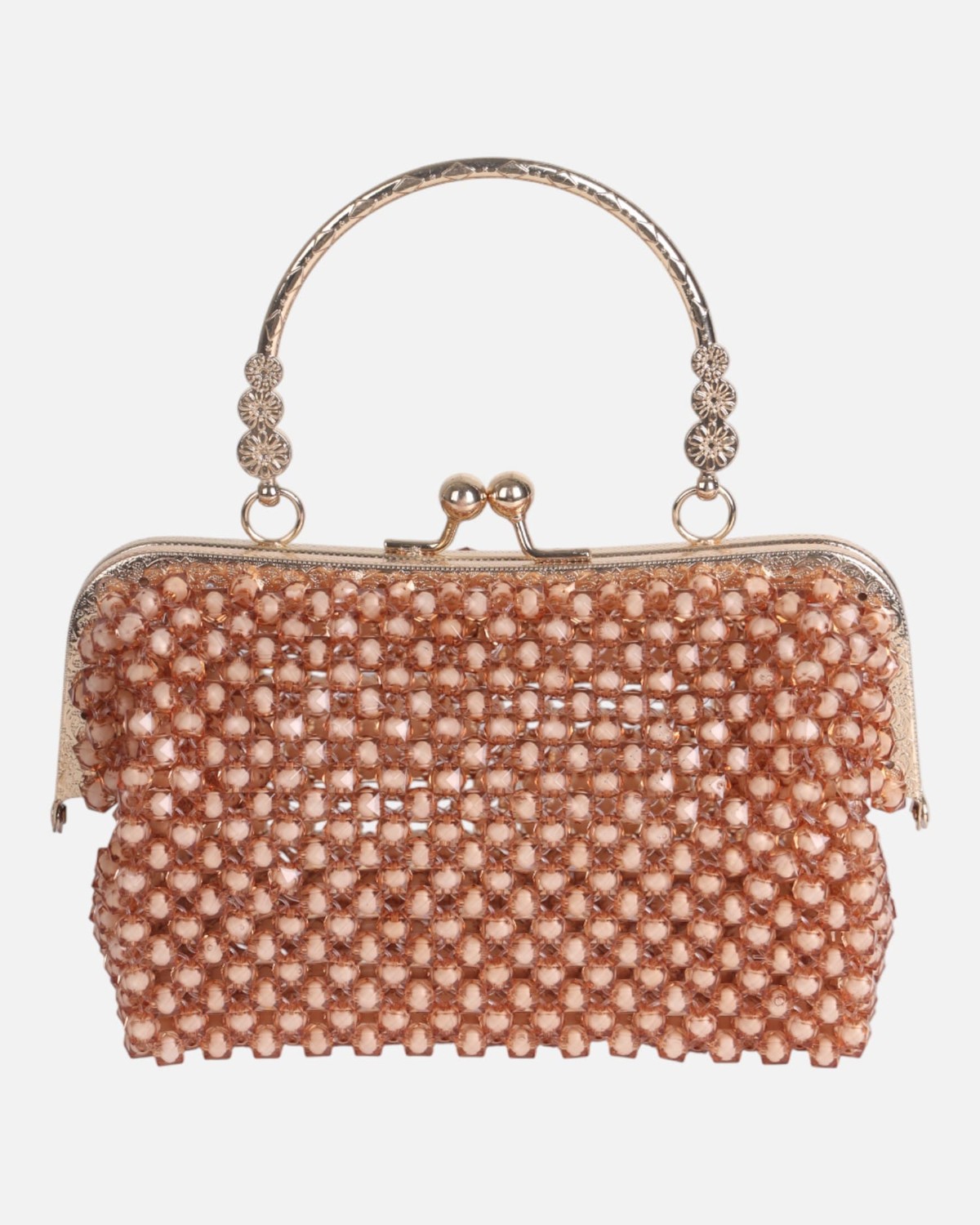 Rose Gold Crystal Evening Handbag | Wedding & Party Style 2