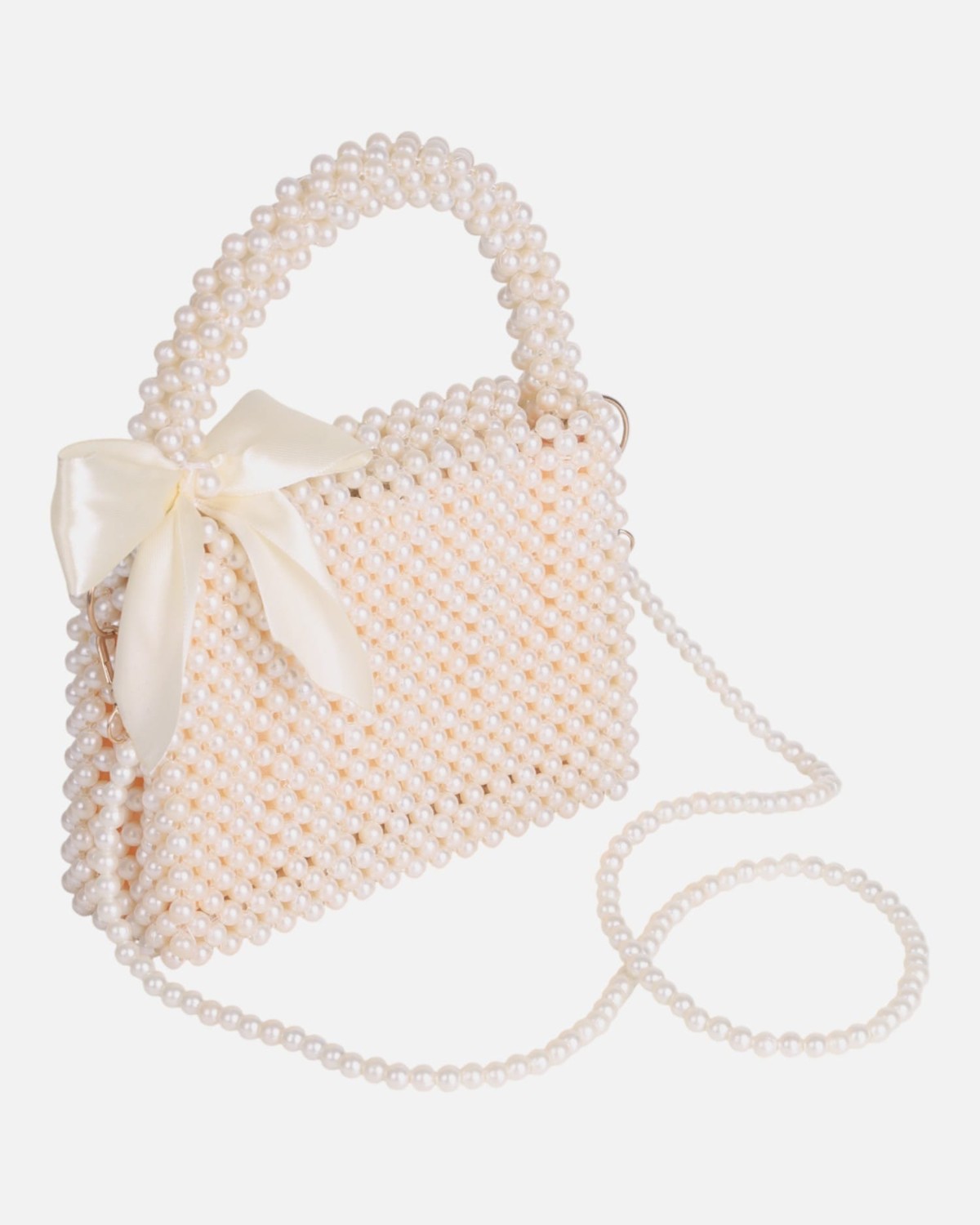 Pearl Beaded Handbag – Elegant Party Accessory 4