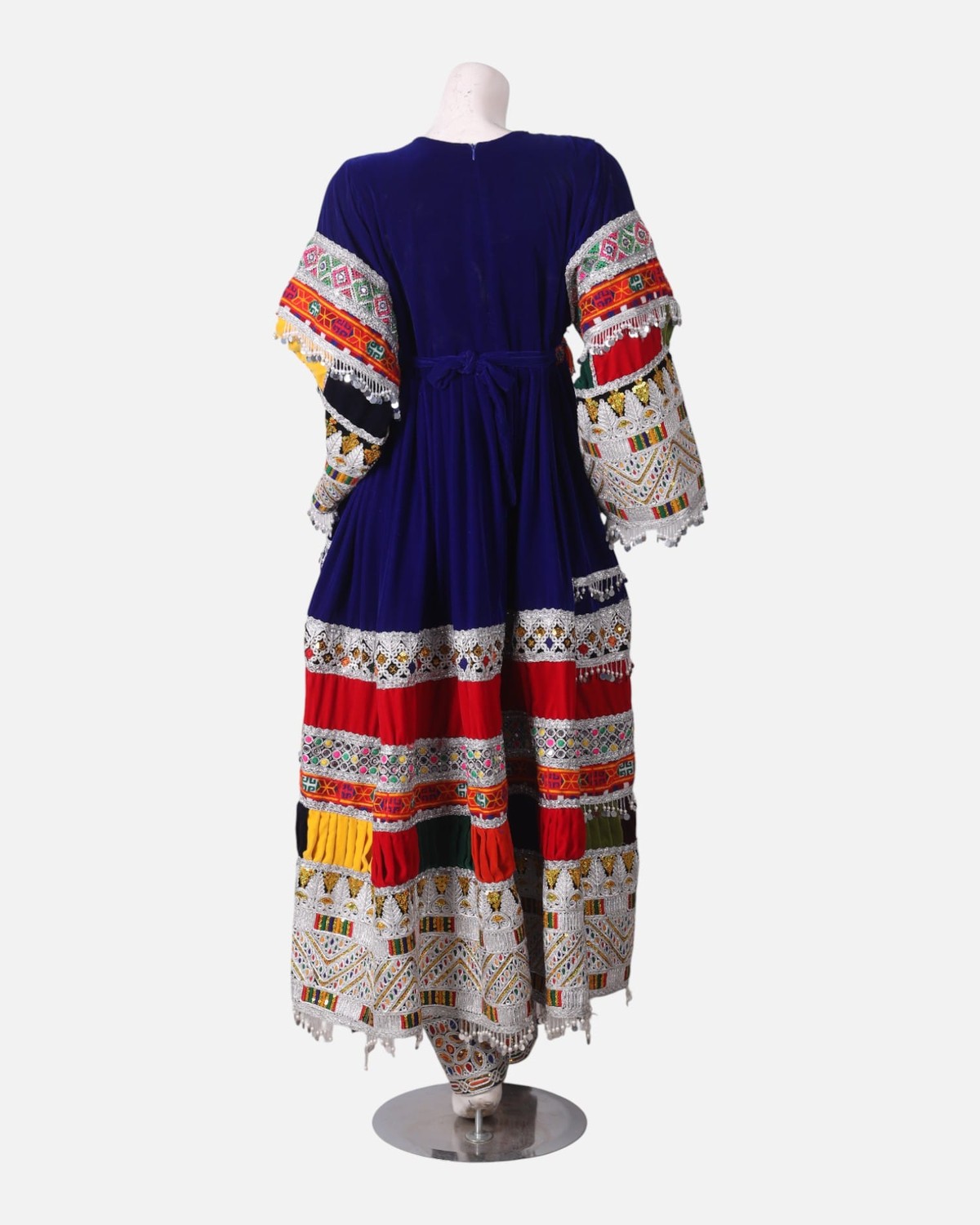 Gand Afghan Traditional Velvet Dress – Cultural Handmade 4