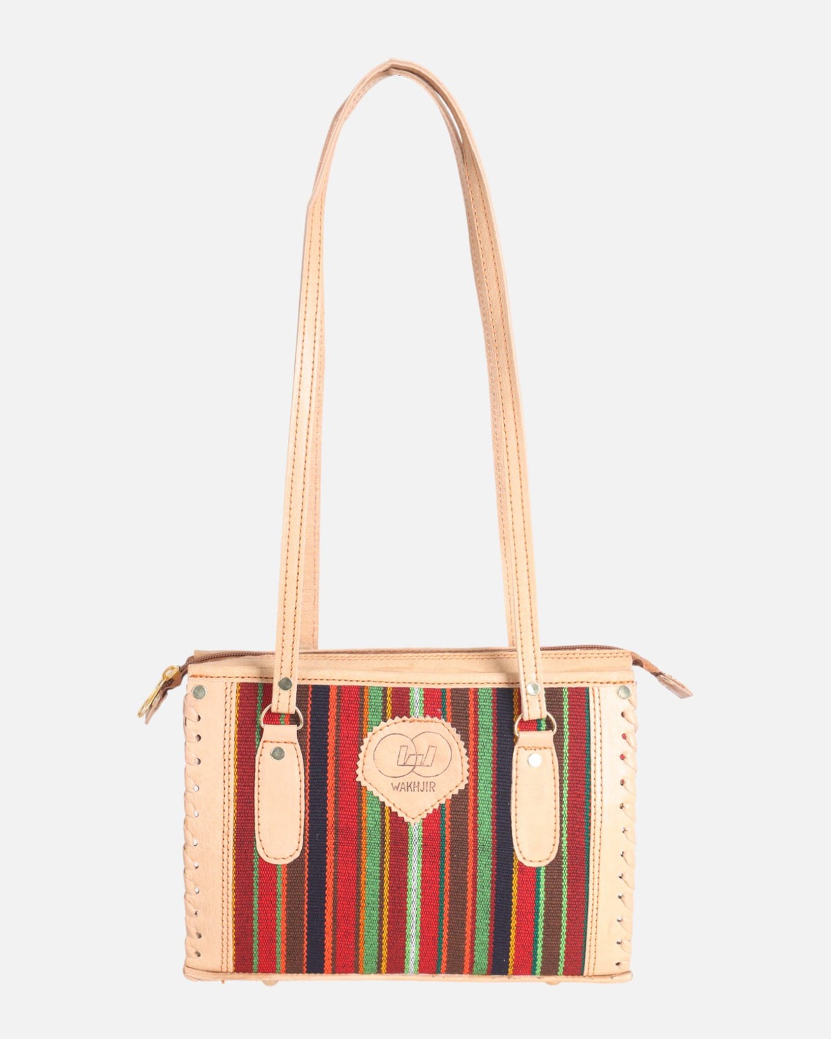 Leather Handbag, Shoes & Wallet Handwoven Artisan Set – Premium Afghan Handmade 3-Piece Set 13