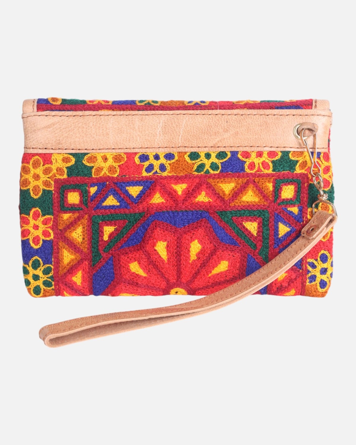 Leather Accessories Set – Multicolor Bag, Shoes & Pouch 1