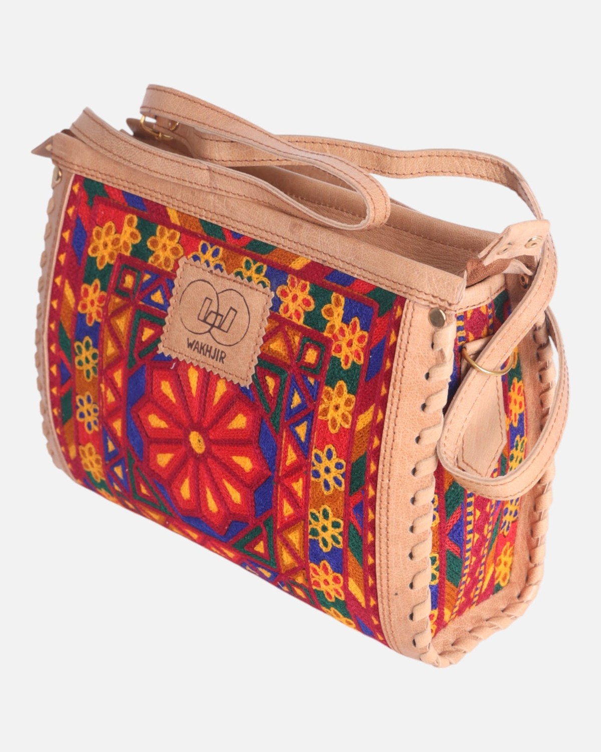 Leather Accessories Set – Multicolor Bag, Shoes & Pouch 16