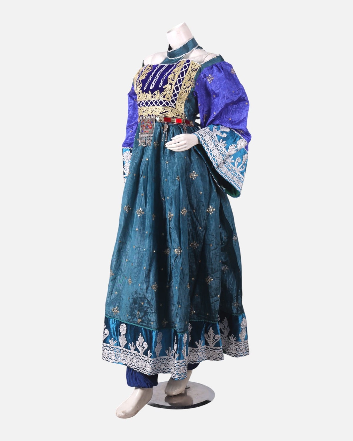 Ocian Blue handmade Afghani Dress & Jewellery 6
