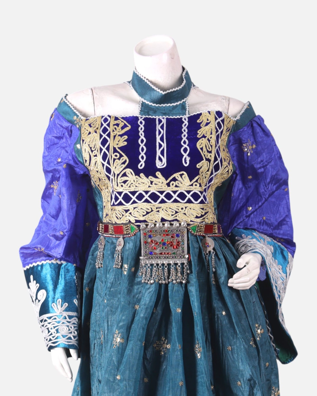 Ocian Blue handmade Afghani Dress & Jewellery 2