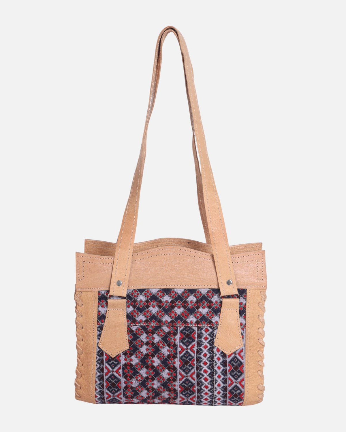 Leather Bag with Balochi Embroidery 6