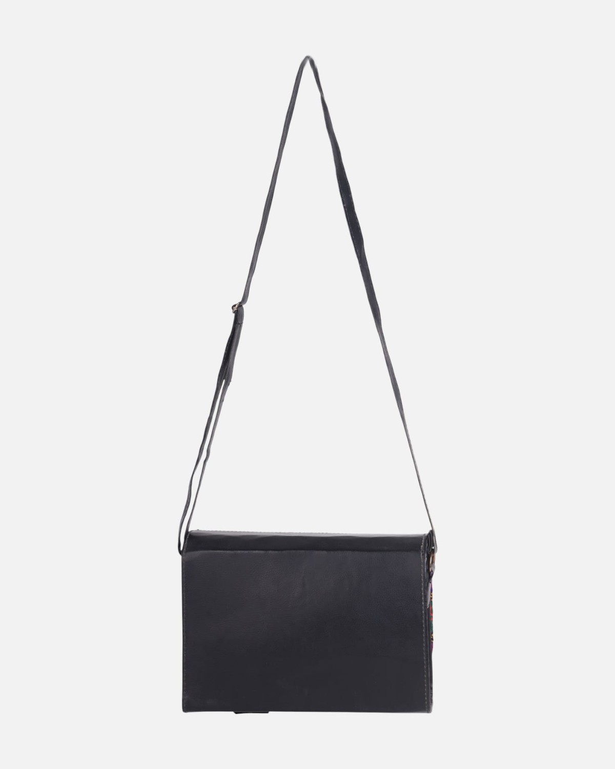 Leather Bag with Graph Embroidery 7