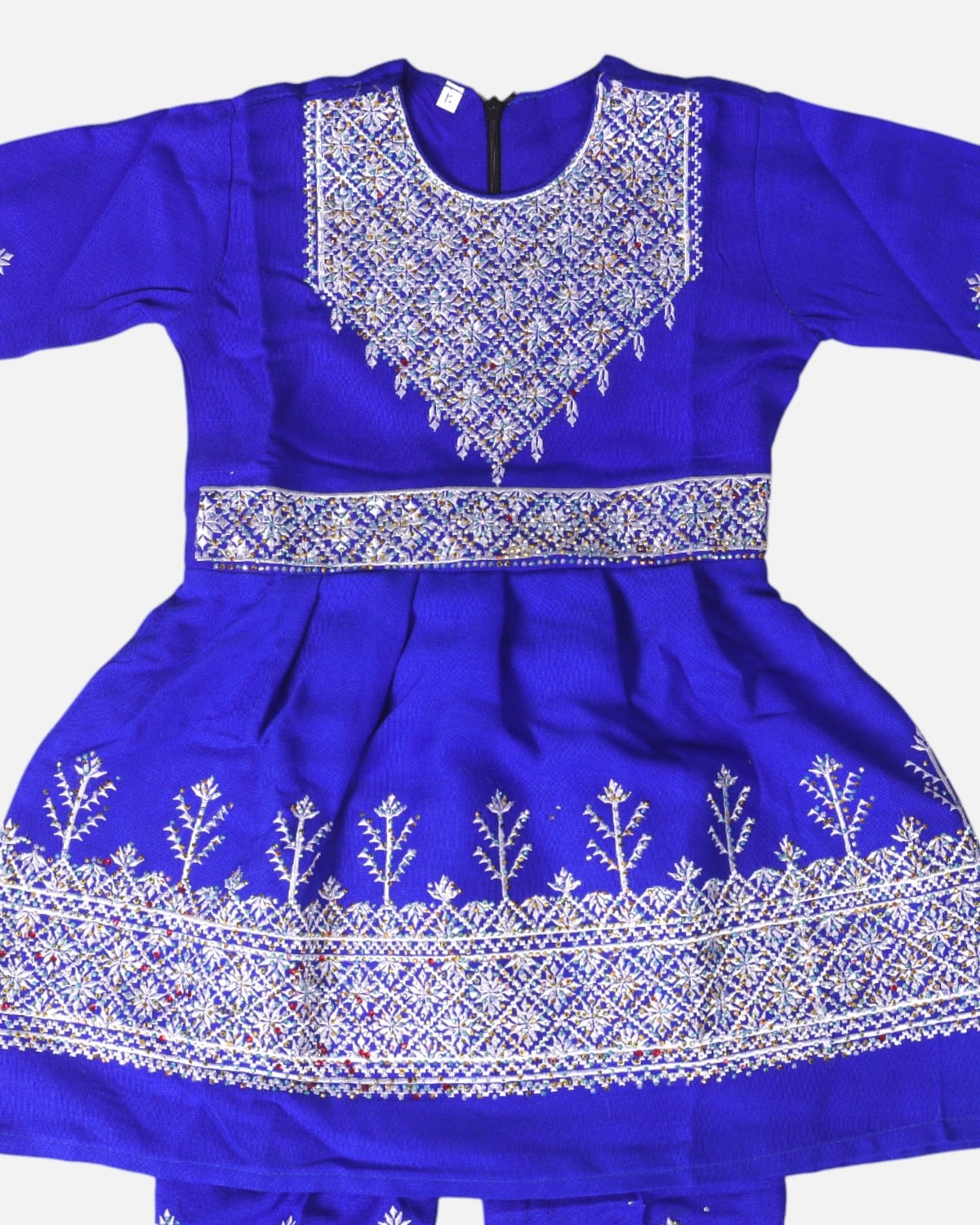 Hazargi Embroidered Kids Traditional Dress 4