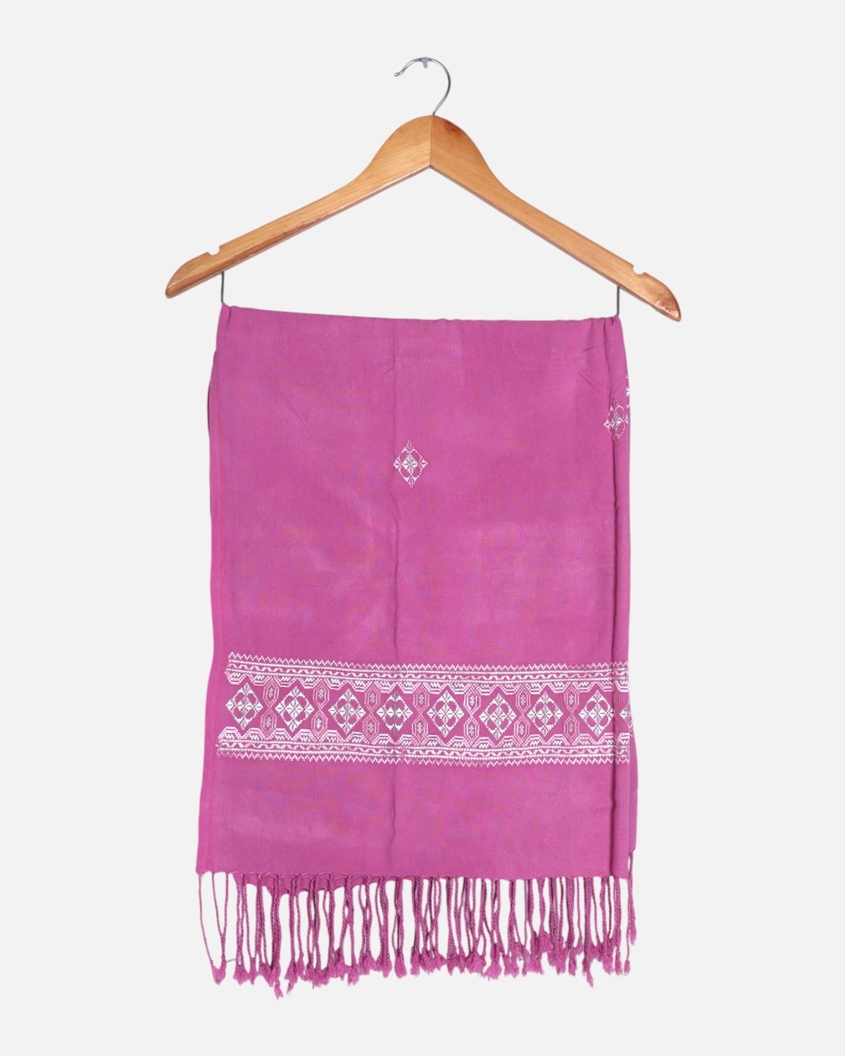 Rose Pink Girls Scarf Handmade 2