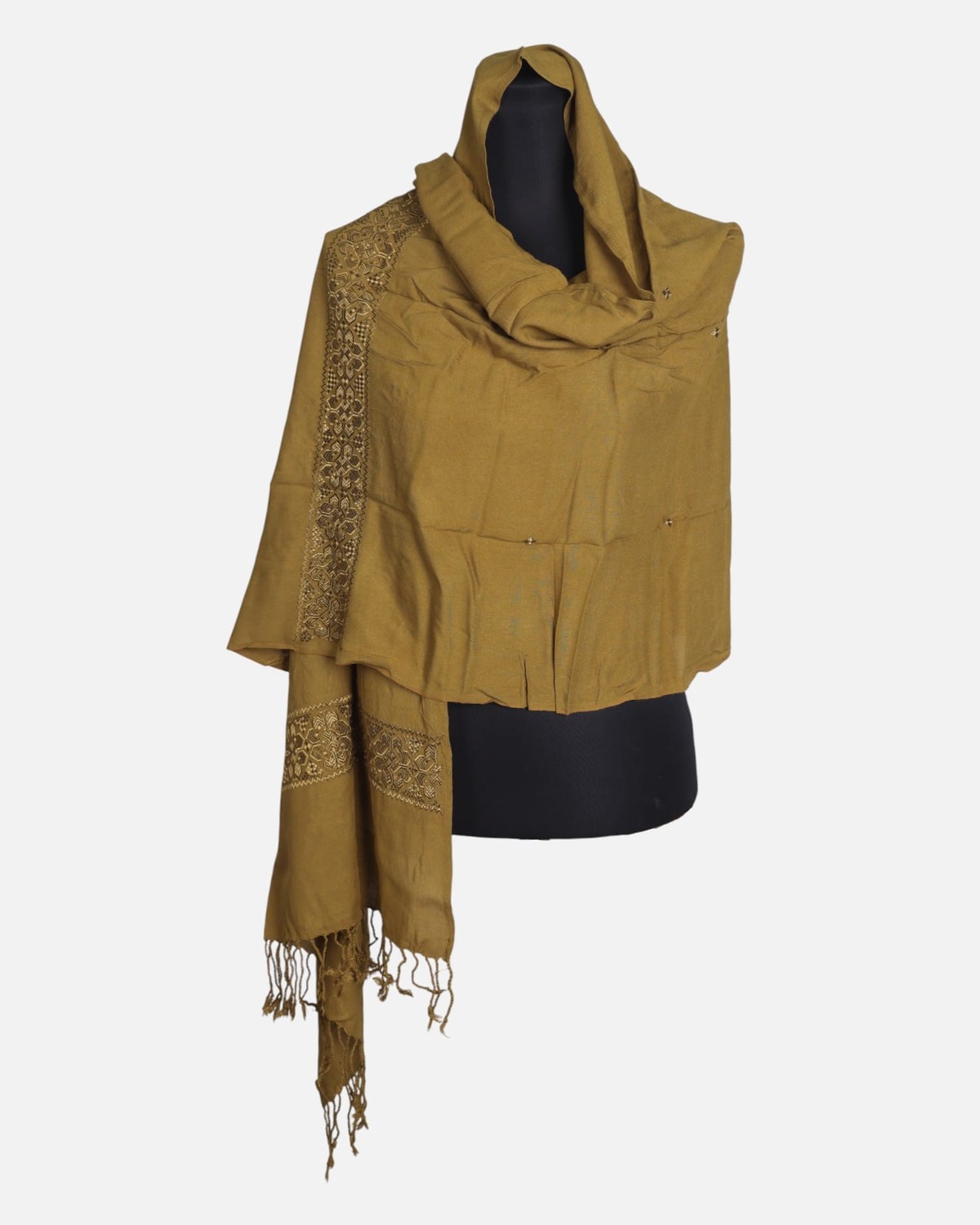 Cotton Scarf with Khamaki Embroidery 4