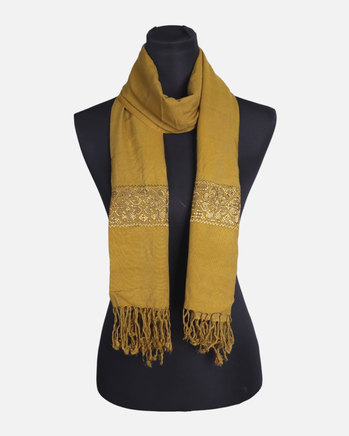 Cotton Scarf with Khamaki Embroidery 5