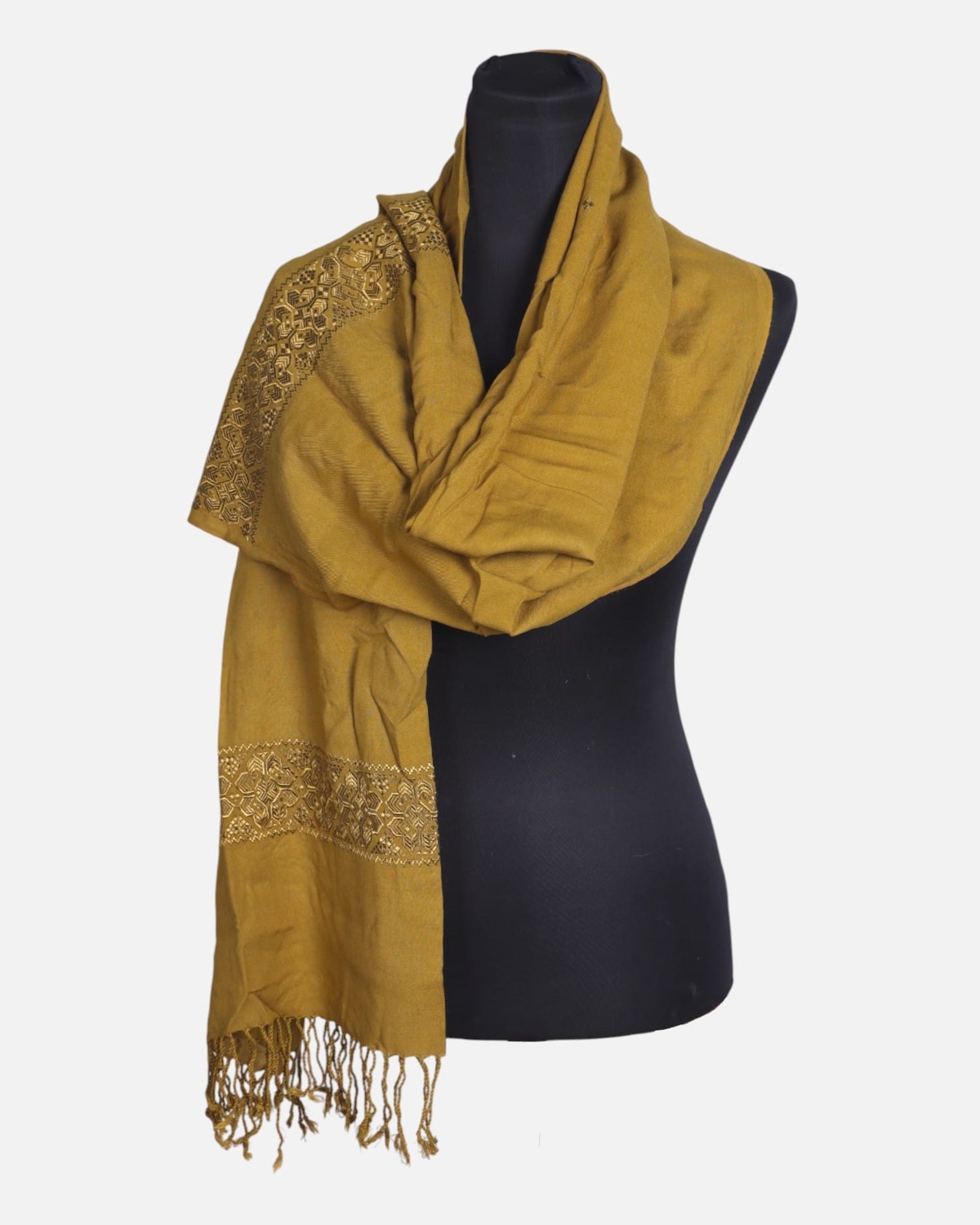 Cotton Scarf with Khamaki Embroidery 2