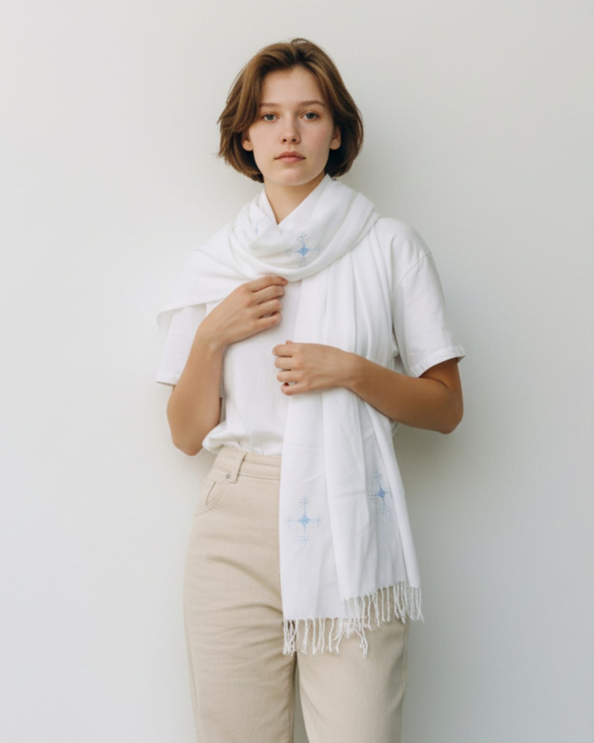 White Cotton Chador 5