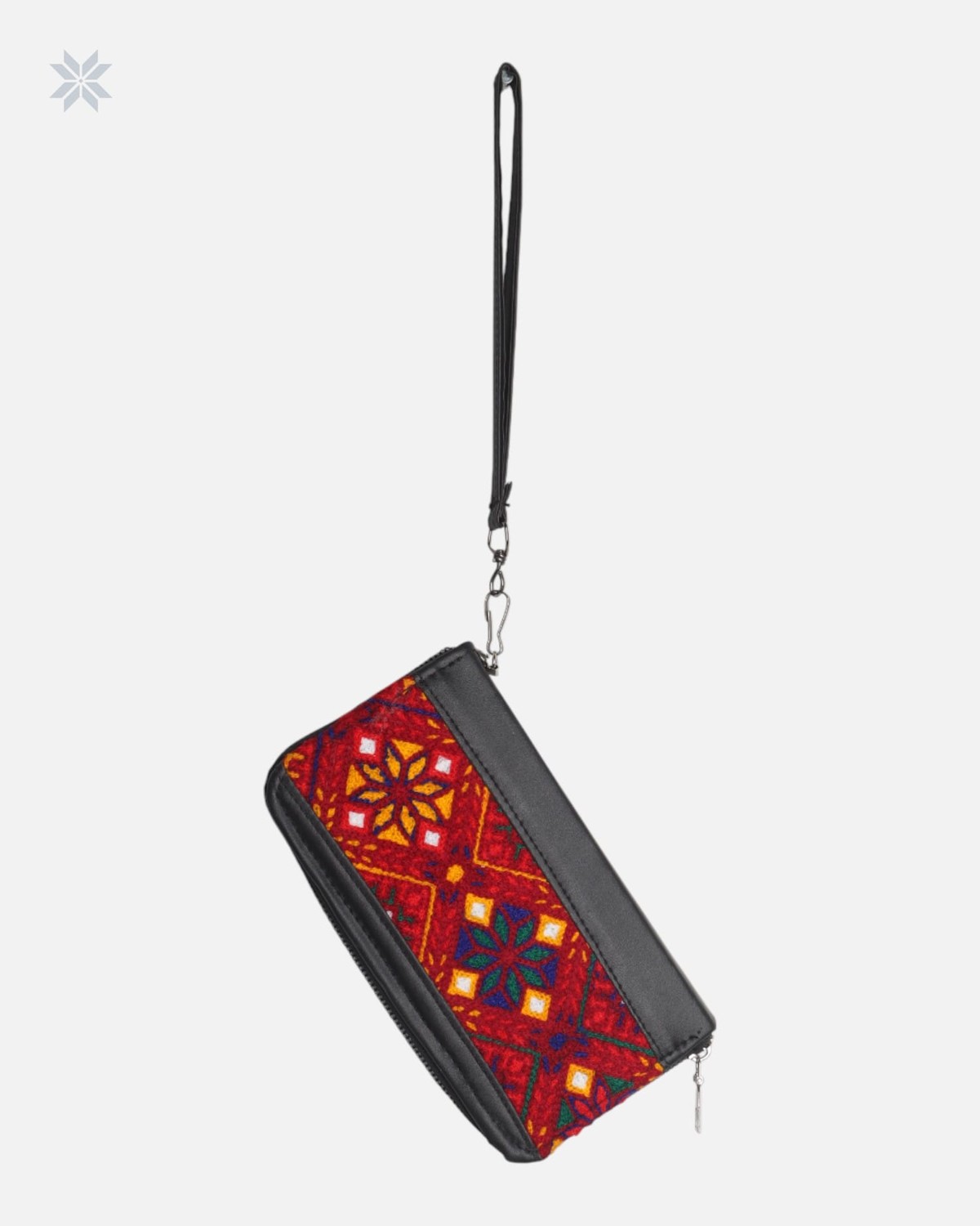 Embroidered Leather Wallet 3