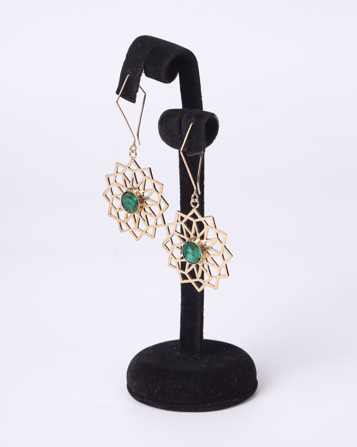 Earrings Elegant Green – Ethical Handmade Jewelry 1