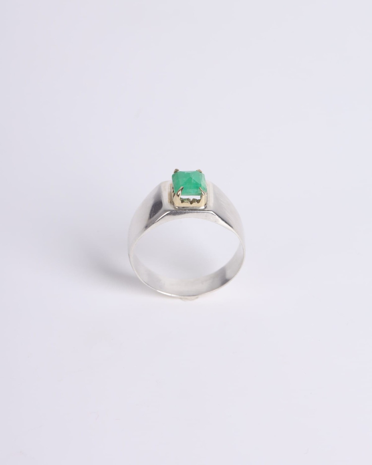 Ring with Panjshir Emerald – 925 Sterling Silver 5