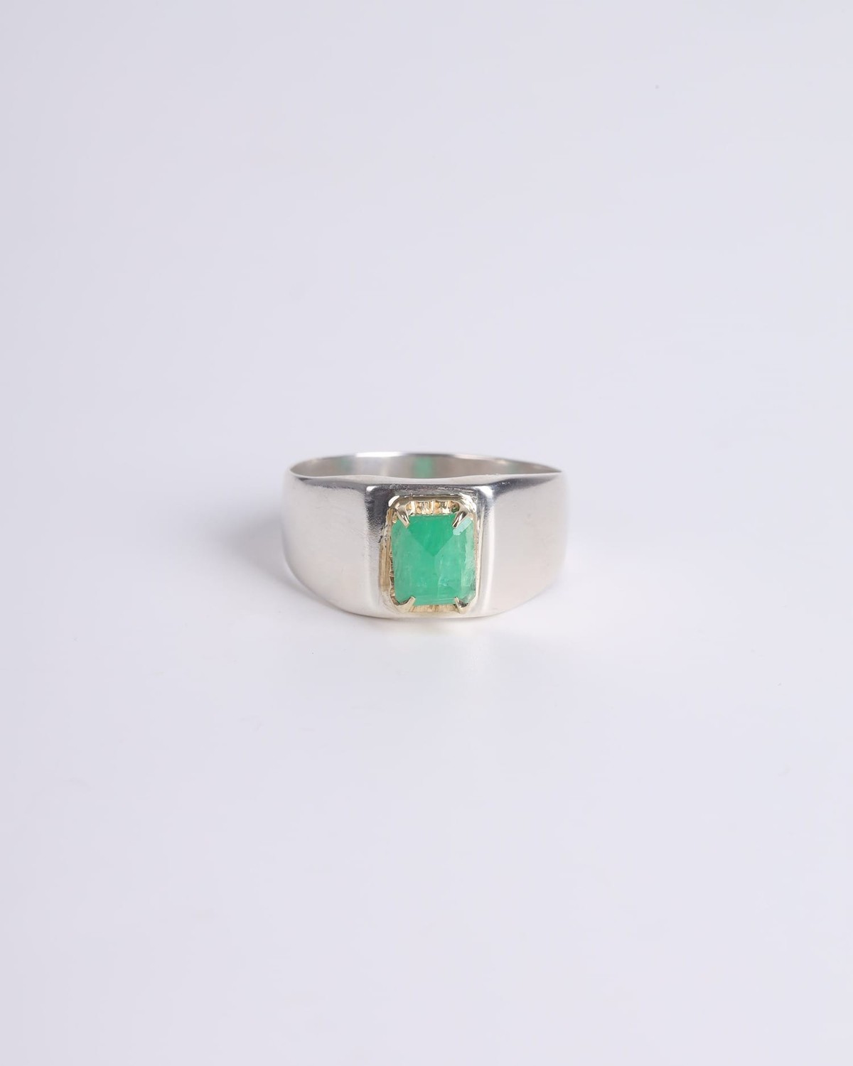 Ring with Panjshir Emerald – 925 Sterling Silver 4