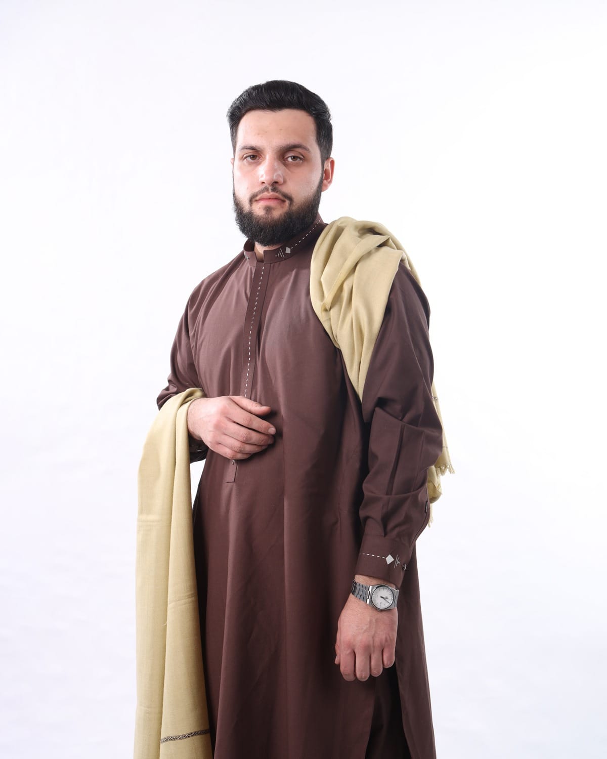 Men’s Afghan Yakhun Hindi & Patu – Traditional Handcrafted Attire for Eid, Weddings, and Cultural Events | Aseel 2