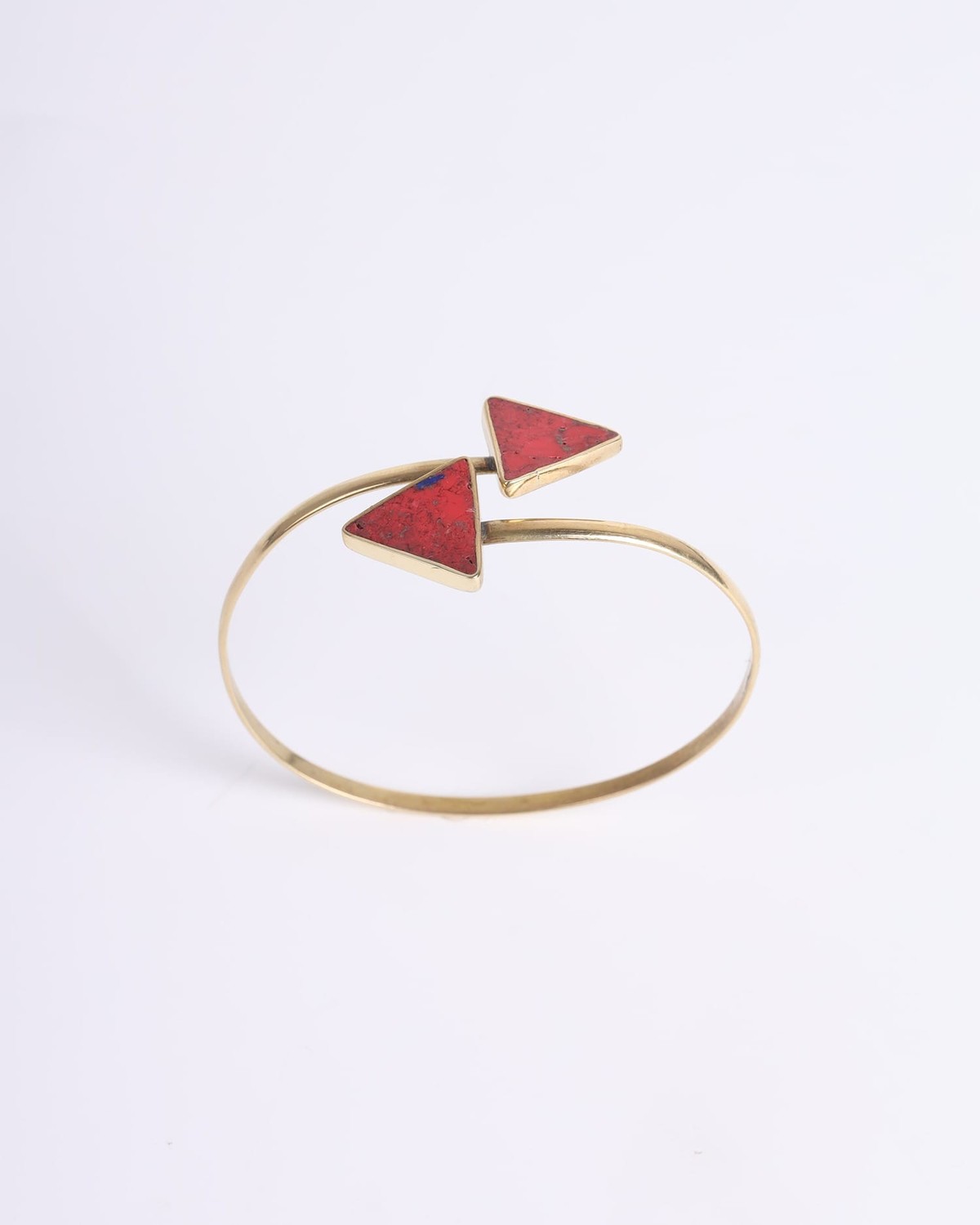 Unique Cuff Bracelet – Handcrafted Brass Design 4