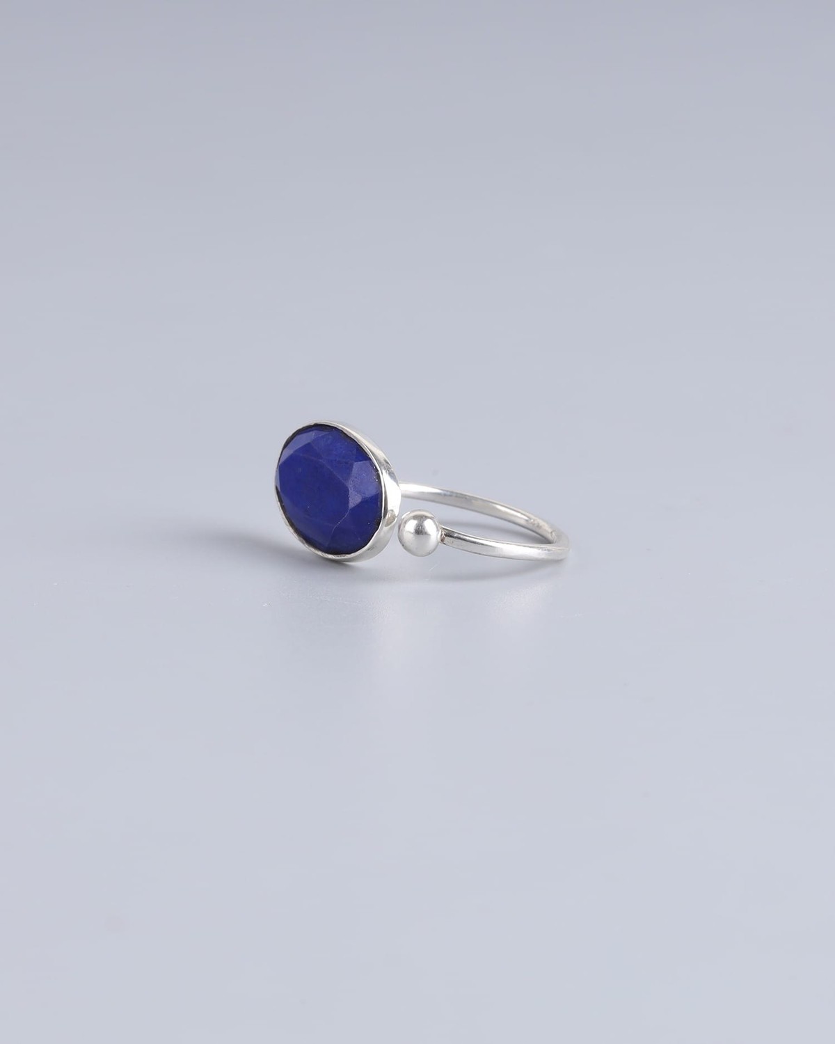 Handmade Oval Lapis Lazuli Ring 5