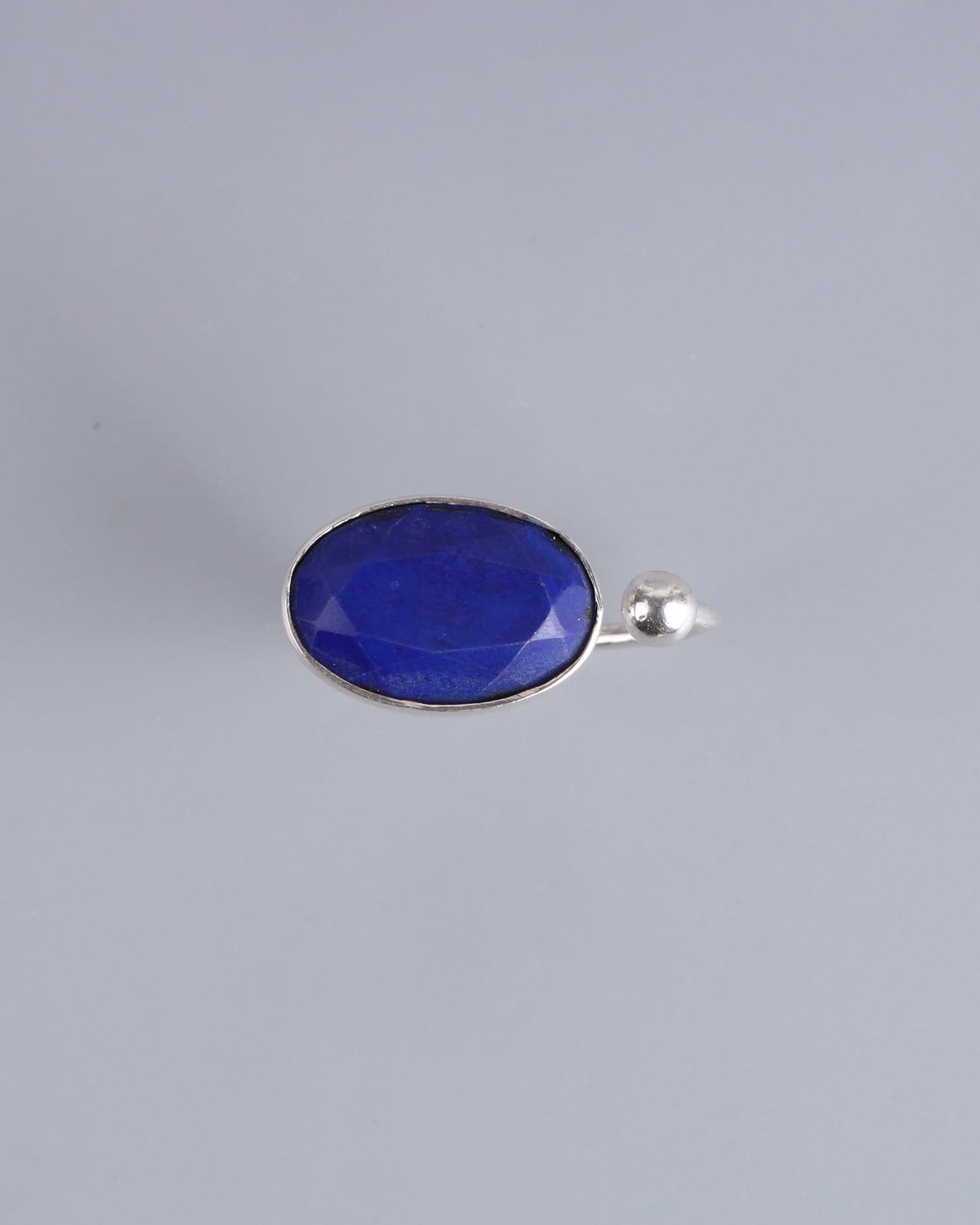 Handmade Oval Lapis Lazuli Ring 1