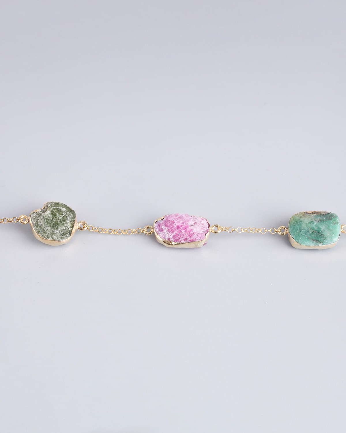 Raw Afghan Gemstone Bracelet 1