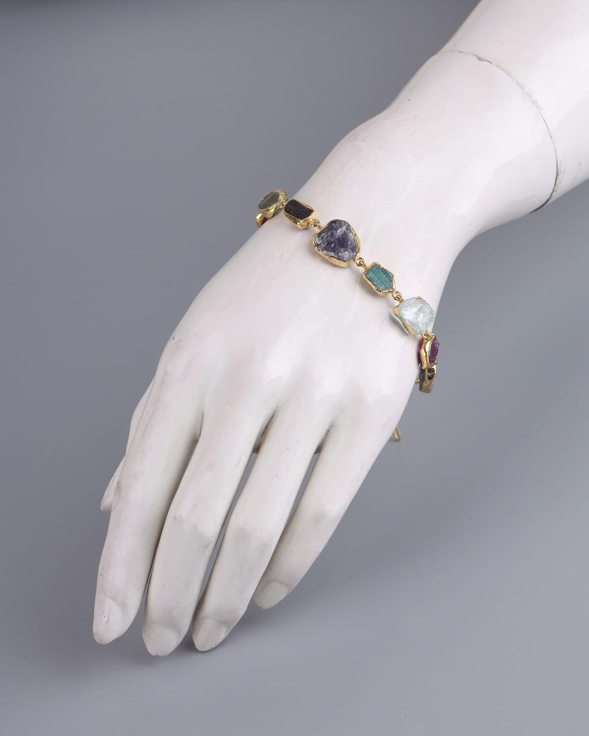 Afghan Natural Gemstone Bracelet 7
