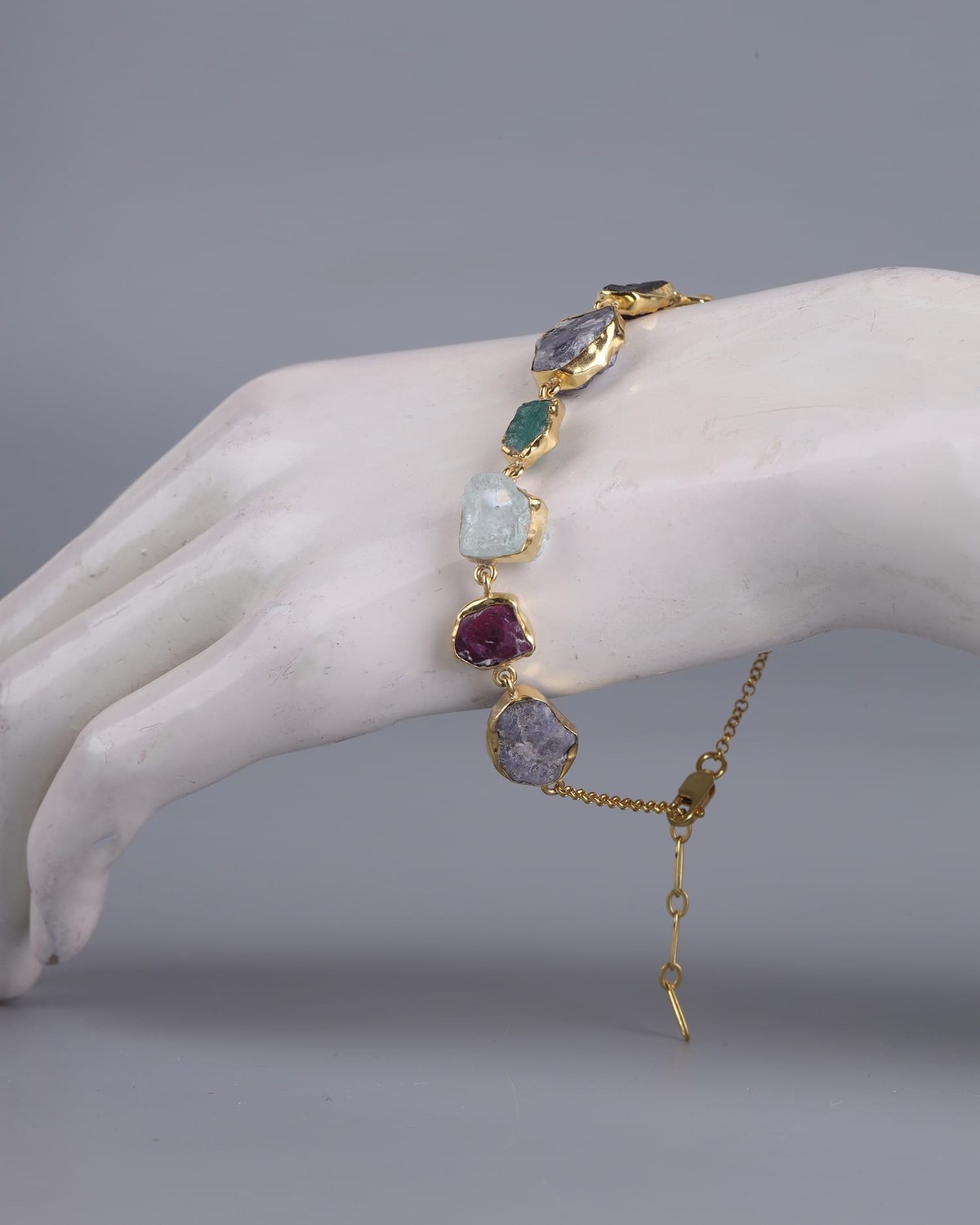Afghan Natural Gemstone Bracelet 6