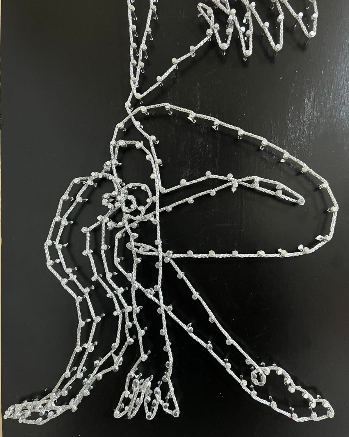 If She Had Wings” – String Art Panel 3