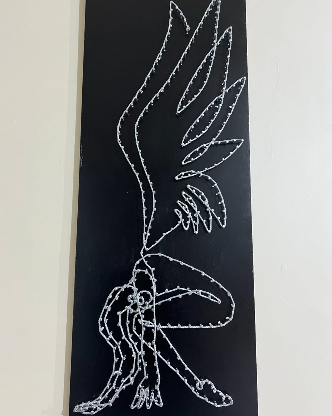 If She Had Wings” – String Art Panel 4