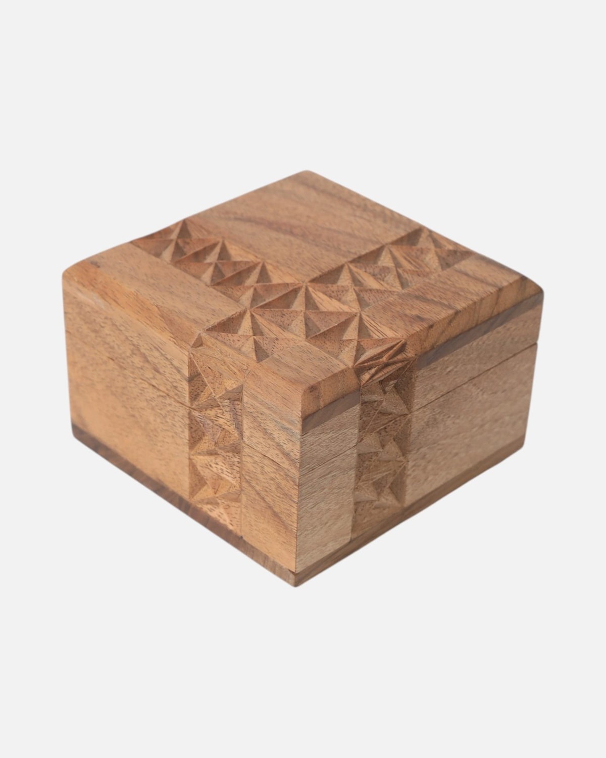 Gift Box with Nuristani Design – Handmade Wood 5