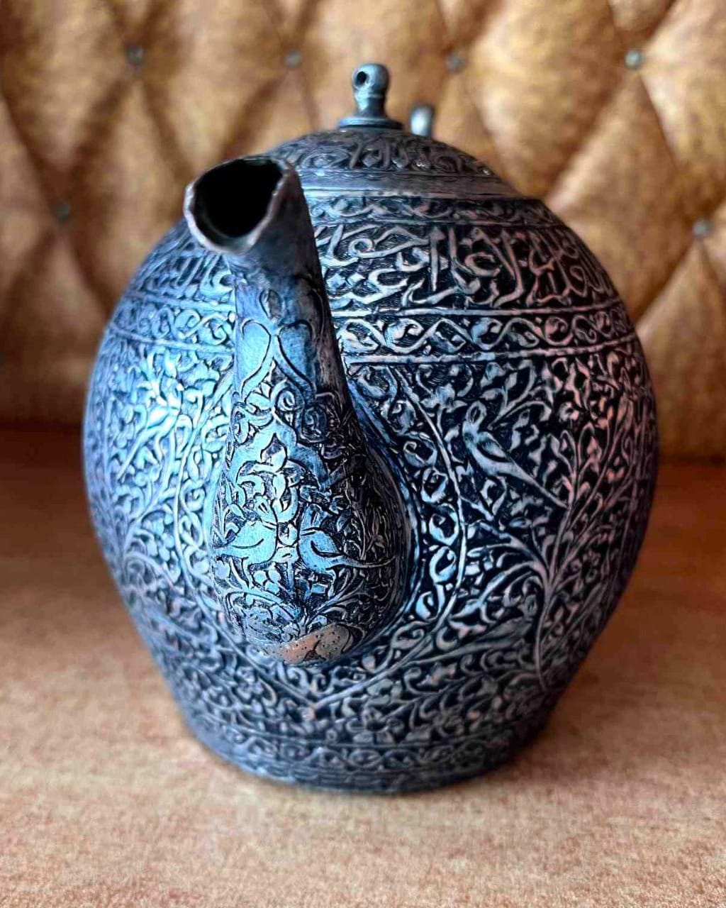 Handmade Afghan Engraved Teapot 2