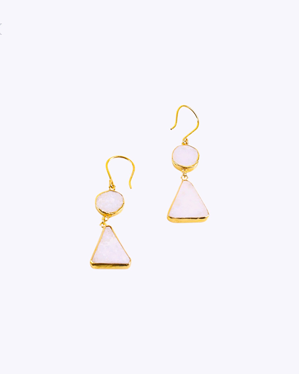 Milky Quartz Women Earrings 1