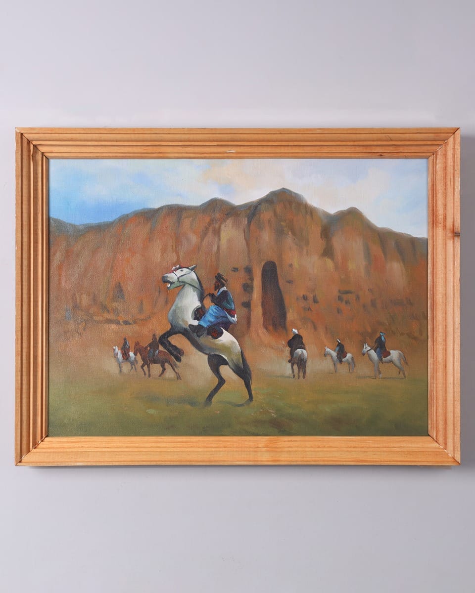 Bamyani Horseback Riding Art Painting 3