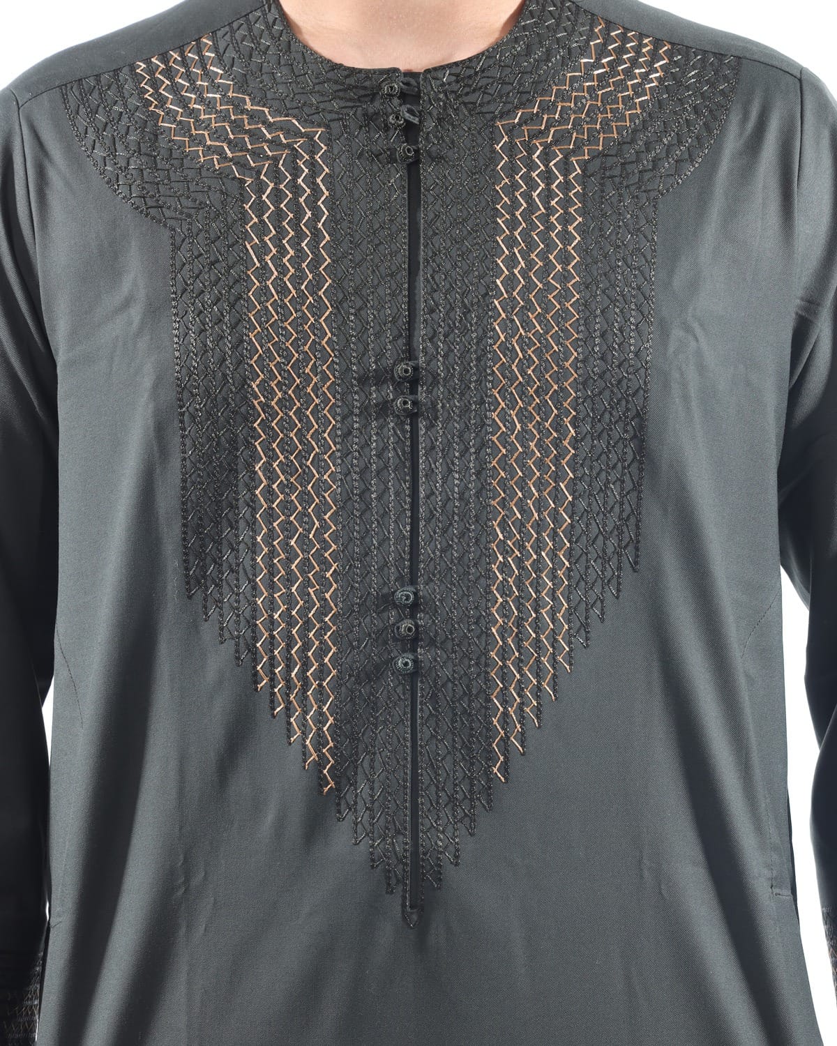 Men’s Arabic Green Outfit Design Perhran Tunban 4