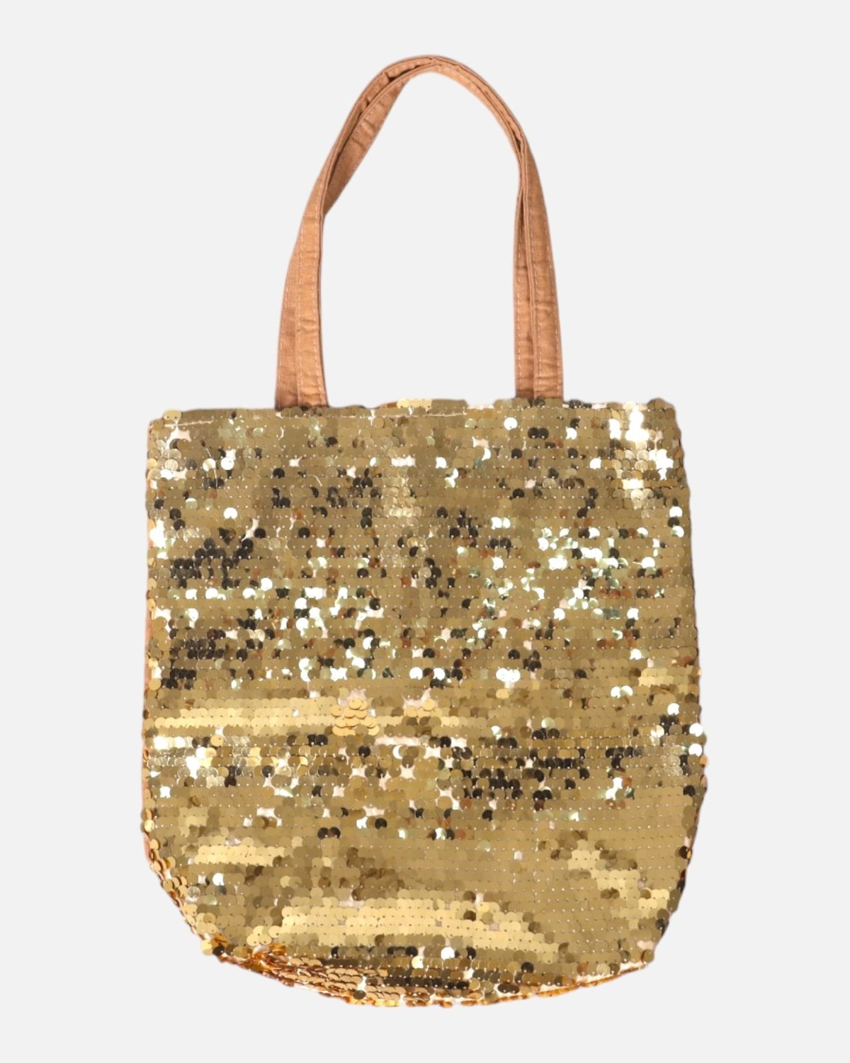 Golden Sequin Tote Bag 3
