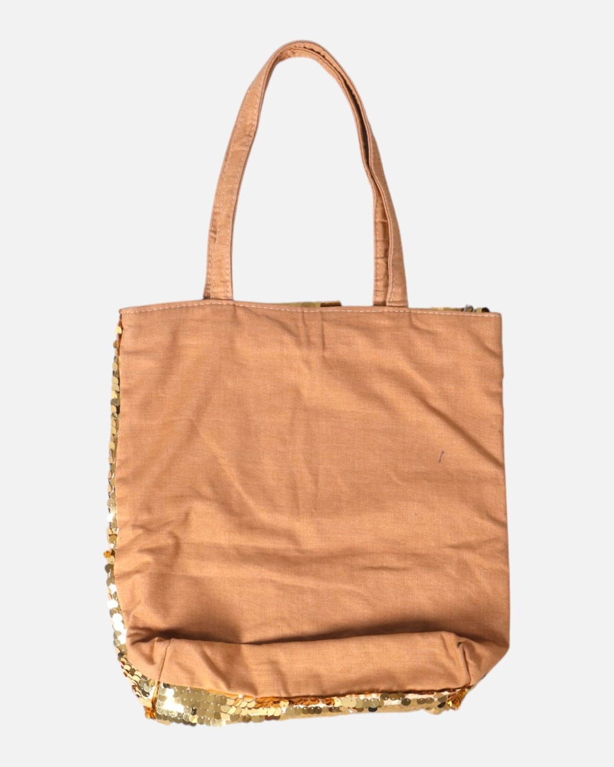 Golden Sequin Tote Bag 1