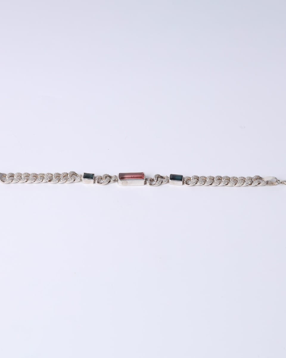 Bracelet in Silver Kuner Tourmaline 3