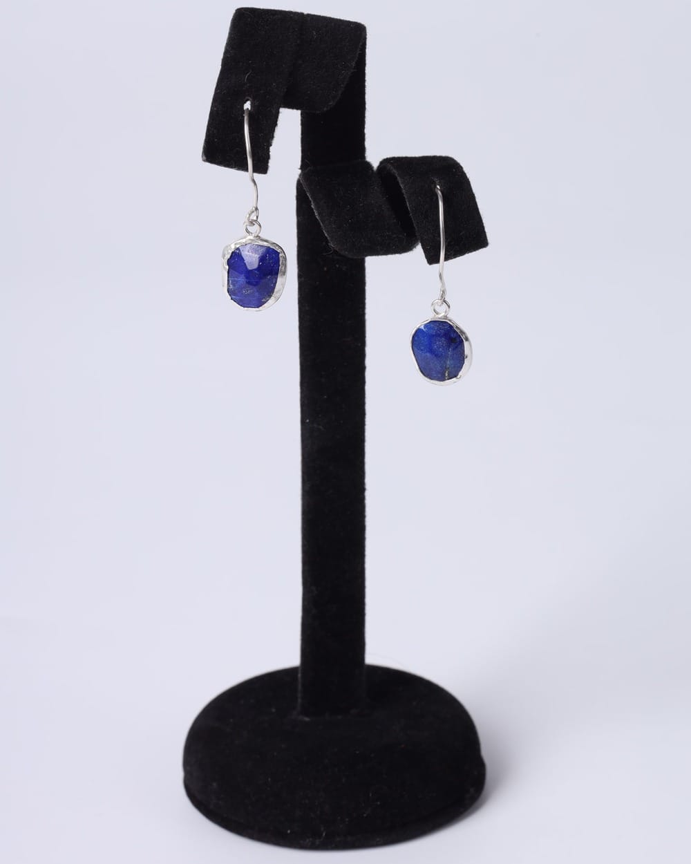 Lapis Jewelry Set – Silver Necklace, Earrings and Bracelet 6