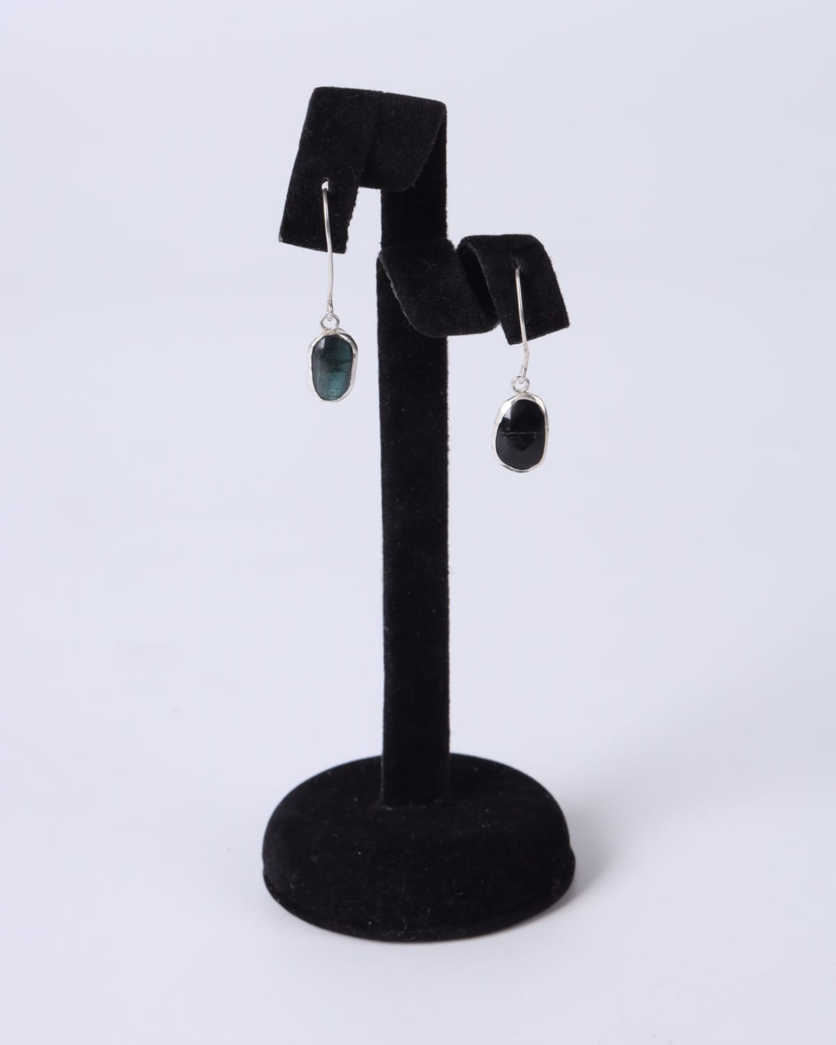 Black Tourmaline Silver Necklace & Bracelet Set 5