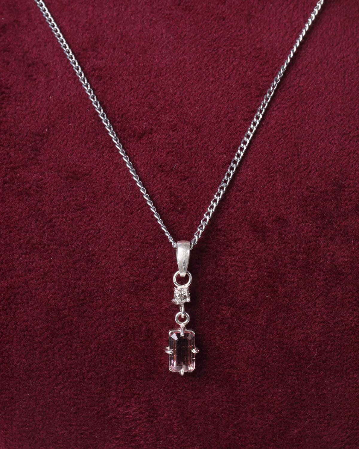 Silver Bridal Jewelry Set, Necklace, Earrings & Ring 2