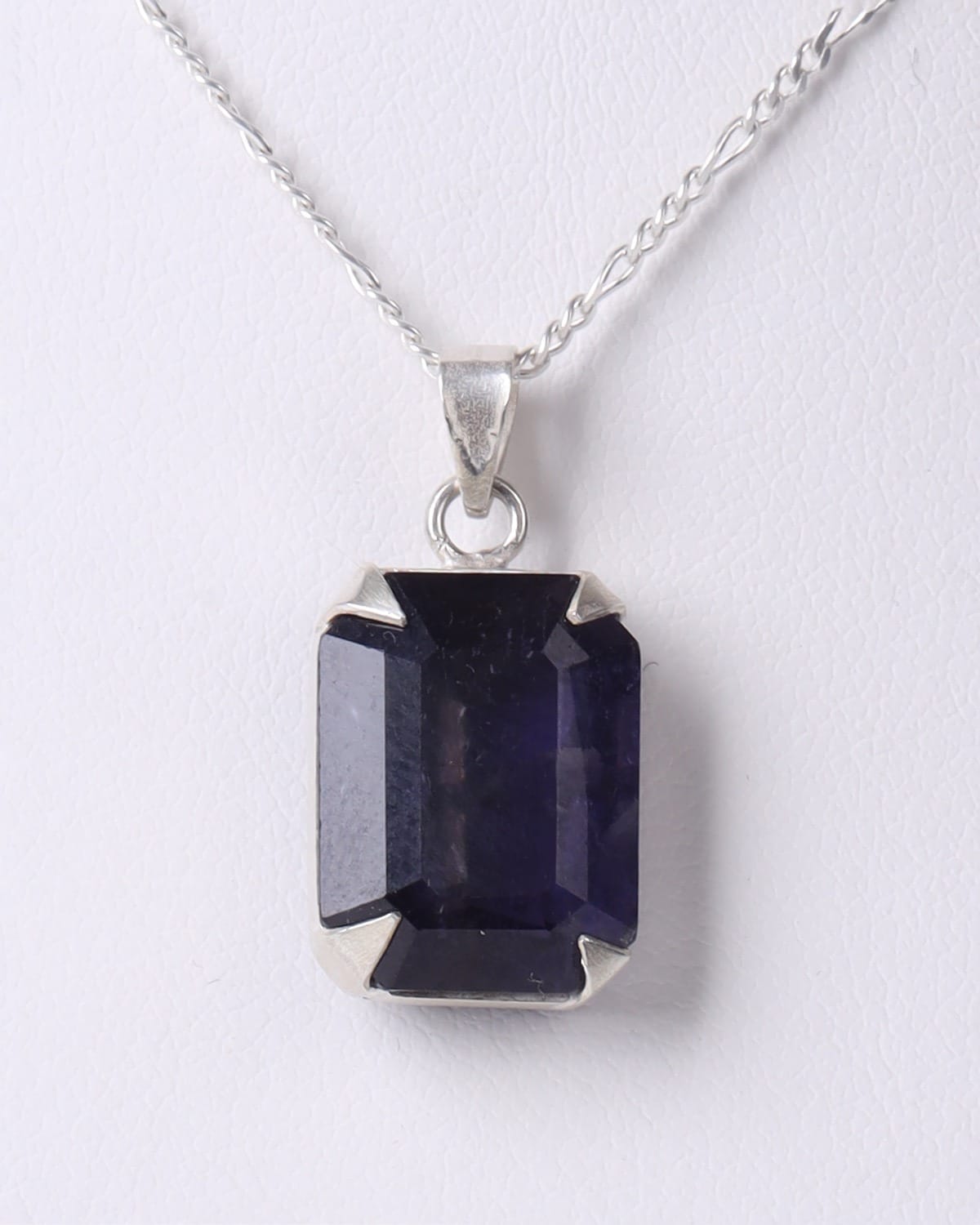 Bumi Halite Necklace with Silver Chain - 18 Inches 1