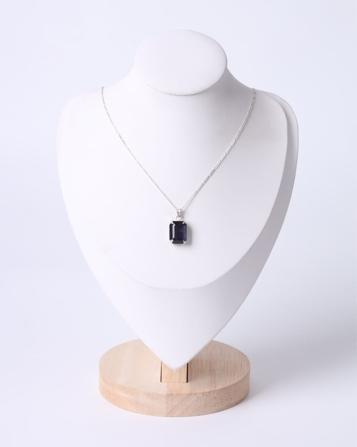 Bumi Halite Necklace with Silver Chain - 18 Inches 3