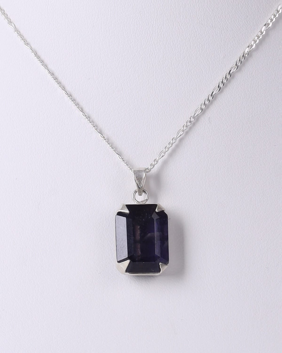 Bumi Halite Necklace with Silver Chain - 18 Inches 2