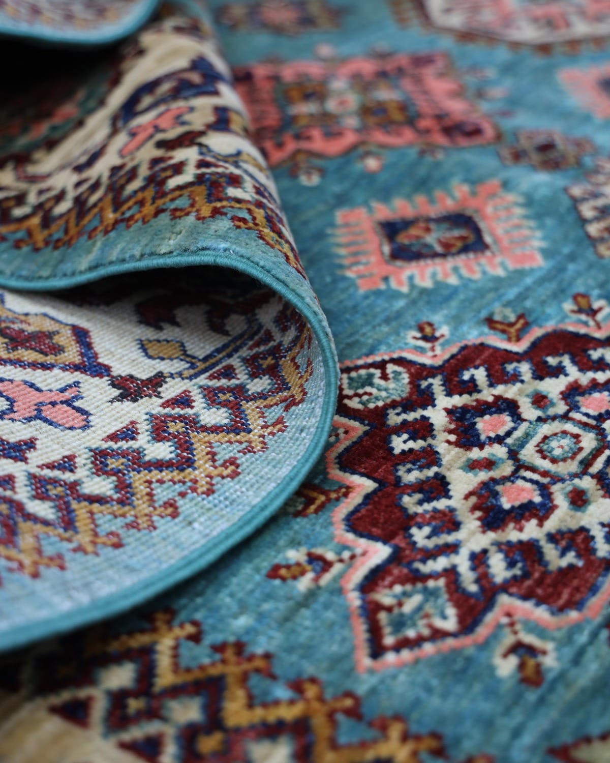 Wool Carpet – Afghan Floral Design 2