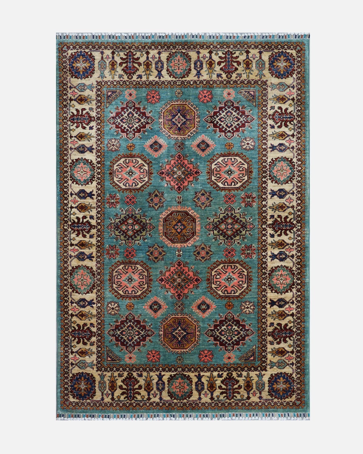 Wool Carpet – Afghan Floral Design 4