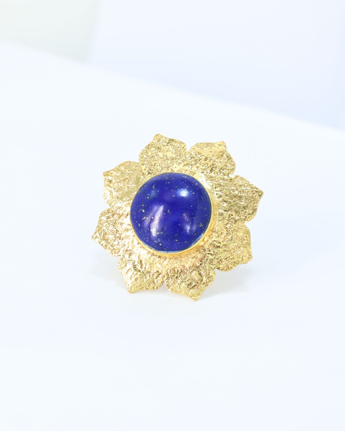 Lapis Lazuli Mola Ali Gold Ring 2